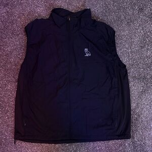 OVO Black Sleeveless Vest with Owl Logo